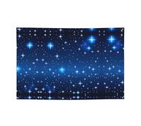 Motivo a stella blu Stampa banner festivi e fondali da appendere - decora facilmente la scena della tua festa