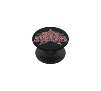 Motivo a stella da caccia rosa divertente che sta cacciando PopSockets PopGrip Adesivo