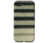 Motivo a strisce colorato in ottone a righe ispirato all'arte dei pesci Custodia per iPhone SE (2020) / 7 / 8