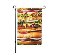 Motivo alimentare divertente stampa 30,5 x 45,7 cm portico tutte le stagioni bandiere all'aperto decorazione cortile bandiera patio decorazione cortile