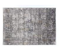 Motivo anello SINFONIA - Tappeto dal design vintage, 947 grigio-oro, 140 x 200 cm