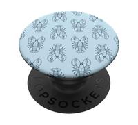 Motivo aragoste blu PopSockets PopGrip Adesivo