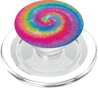 Motivo arcobaleno tie-dye, design colorato, moderno, arte PopSockets PopGrip per MagSafe
