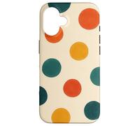 Motivo astratto colorato a pois Custodia per iPhone 16