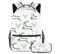 Motivo astratto conquista la classe con il nostro set di 2 zaini per bambini, zaino di grande capacità e astuccio per ragazzi ragazze adolescenti, Multicolore#07, B：29.4x20x40cm P：19x7.5x3.8cm, Zaini