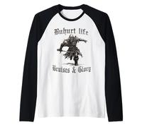 Motivo Buhurt T Hema Turnei giostra del Cavaliere Bouhourt Maglia con Maniche Raglan