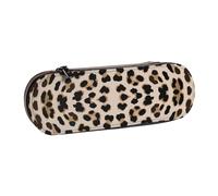 Motivo con stampa leopardata, Astuccio per matite Astuccio per matite in pelle PU Astuccio per penne a matita di grande capacità