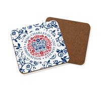 Motivo Coronation Emblema King Charles III Sottobicchiere Souvenir Regalo