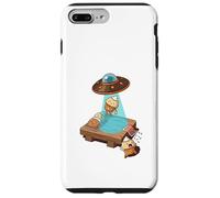 Motivo Cupcake Divertente Rapimento Alieno UFO Custodia per iPhone 7 Plus/8 Plus