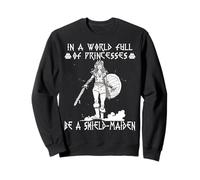 Motivo della fanciulla dello Sport Vichingo Donne vichinghe Felpa