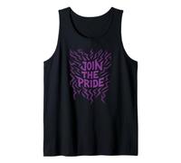 Motivo di tatuaggio tribale abbinato a Join The Pride per bambini di Halloween Canotta