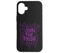 Motivo di tatuaggio tribale abbinato a Join The Pride per bambini di Halloween Custodia per iPhone 16 Plus