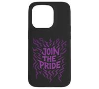 Motivo di tatuaggio tribale abbinato a Join The Pride per bambini di Halloween Custodia per iPhone 15 Pro