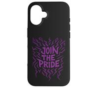 Motivo di tatuaggio tribale abbinato a Join The Pride per bambini di Halloween Custodia per iPhone 16
