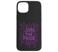 Motivo di tatuaggio tribale abbinato a Join The Pride per bambini di Halloween Custodia per iPhone 15 Plus
