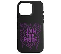 Motivo di tatuaggio tribale abbinato a Join The Pride per bambini di Halloween Custodia per iPhone 16 Pro