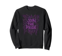 Motivo di tatuaggio tribale abbinato a Join The Pride per bambini di Halloween Felpa