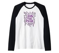 Motivo di tatuaggio tribale abbinato a Join The Pride per bambini di Halloween Maglia con Maniche Raglan