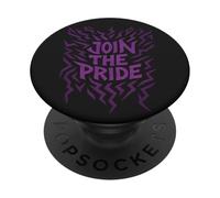 Motivo di tatuaggio tribale abbinato a Join The Pride per bambini di Halloween PopSockets PopGrip Adesivo