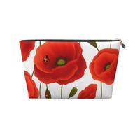 Motivo Floreale Di Fiori Di Papavero, Borsa da toilette Borsa per trucco Borsa per cosmetici Borsa da toilette da viaggio portatile