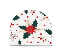 Motivo floreale natalizio semplice minimalista acrilico rustico portatovaglioli per tavolo, cucina autoportante portatovaglioli per cucina decorazione domestica per cocktail in fattoria