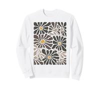 Motivo Floreale Scuro retrò Boho Wildflowers Felpa