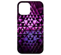 Motivo Geometrico Astratto a Triangoli 3D Futuristi Custodia per iPhone 12 mini