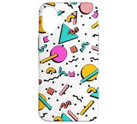 Motivo geometrico vintage retrò anni '80 e '90 nostalgia Custodia per iPhone 16 Plus