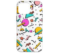 Motivo geometrico vintage retrò anni '80 e '90 nostalgia Custodia per iPhone 16 Pro Max