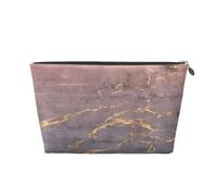 Motivo in marmo oro rosa, Borsa da toilette Borsa per trucco Borsa per cosmetici Borsa da toilette da viaggio portatile