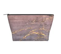 Motivo in marmo oro rosa, Borsa da toilette Borsa per trucco Borsa per cosmetici Borsa da toilette da viaggio portatile