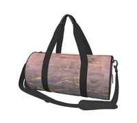 Motivo in marmo oro rosa, Borsone da viaggio di grande capacità Borsa rotonda Borsa da viaggio sportiva Borsa da viaggio Borsa da fitness