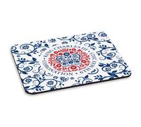 Motivo Incoronazione Emblema King Charles III PC Computer Mouse Pad Souvenir