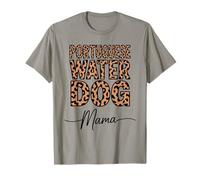 Motivo Leopardo Portuguese Water Dog Mama Portie Maglietta