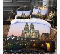 Motivo mimetico Set Di Copripiumino Set di 3 Pezzi microfibra stampa di 3D con cerniera con federe per cuscini progettazione tattica urbana copripiumino for adulti e ragazze Double（200x200cm）