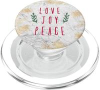 Motivo natalizio, vacanze invernali, amore, gioia, pace, Natale PopSockets PopGrip per MagSafe