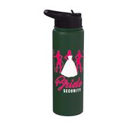Motivo per addio al celibato, matrimonio, sposa Stainless Steel Insulated Water Bottle