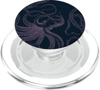 Motivo Polpo Viola Blu Navy Sea Life PopSockets PopGrip per MagSafe