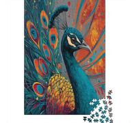 Motivo scarabocchio Pavone 70x50cm/1000pcs Puzzle Adatto Per Adulti E Folla Dai 14 Anni in Su