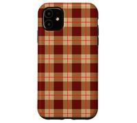 Motivo scozzese autunnale Cottagecore Cozy Fall Look Custodia per iPhone 11
