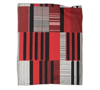 Motivo senza soluzione di continuità con tasti di pianoforte Coperta Da Campeggio Esterna Stampata Calda,morbida E Traspirante Copriletto Per Camera Da Letto Quattro Stagioni 60x80inch(150x200cm)