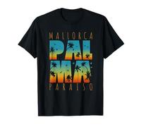 Motivo spiaggia con Maiorca Paradiso sulla terra citazione Maglietta