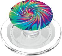 Motivo tie dye, arcobaleno, per uomini, donne e bambini, colorato PopSockets PopGrip per MagSafe