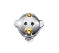 Motivo Viceroy Acciaio E Zircone Bambino Ciuccio 14244m01000 Per Cinturino Da 9