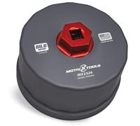 Motivx Tools MX2326-US - Chiave per filtro dell'olio in alluminio lavorata a CNC di precisione, da 86,6 mm a 16 scanalature, per BMW e Volvo con tappi per filtri dell'olio a cartuccia da 86 mm