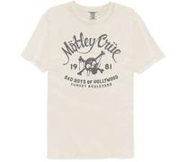 Motley Crue - Bad Boys 1981 - American Classici - Solido Beige Adulto Manica
