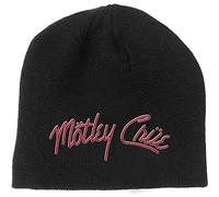 Motley Crue - Beanie Hat (Unisex-U) Logo (Nero)