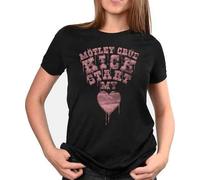 Motley Crue Kick Start il Mio Cuore Heavy Metal Rock Musica Fascia T Shirt