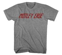 Motley Crue - Logo - Manica Corta - Erica - Adulti - T-Shirt