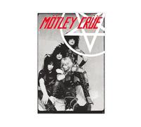 Motley Crue Pentangle - Poster su tela, decorazione artistica da parete per soggiorno, camera da letto, 30 x 45 cm